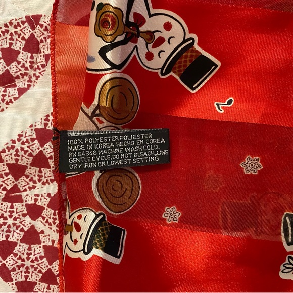 Snowman scarf - Picture 2 of 3